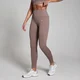 MP Damen Tempo Rib Nahtlose Leggings – Haselnuss