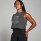 MP Damen Origin Crop-Top mit Grafik Verwaschenes Grau