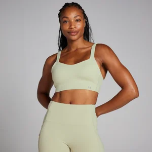 MP Damen Velocity Ultra Geklebter Sport-BH – Warmes Salbeigrün - Size XS