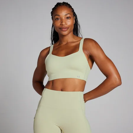 MP Damen Velocity Ultra Geklebter Sport-BH – Warmes Salbeigrün