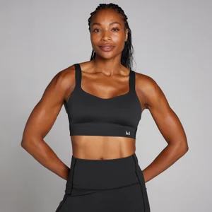 MP Damen Velocity Ultra Geklebter Sport-BH – Schwarz - Size XS