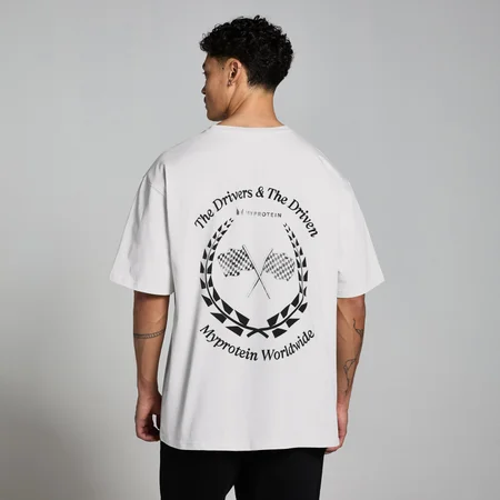 MP World Wide T-Shirt mit Grafik – Cremefarben