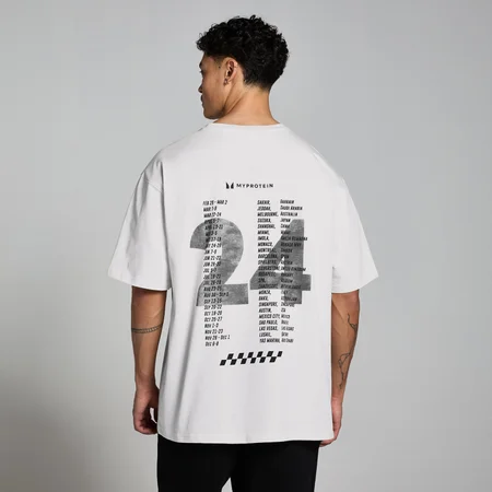 MP Race Day T-Shirt mit Grafik – Cremefarben