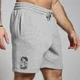 MP Herren Origin Sweatshorts mit Grafik – Hellgrau