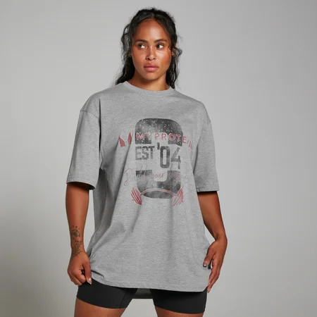 MP Origin T-Shirt mit Grafik – Hellgrau
