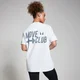 FIBO Oversized Move Club T-Shirt – Weiß