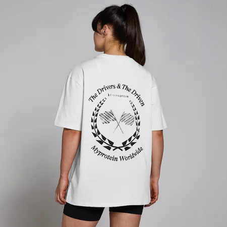 MP World Wide T-Shirt mit Grafik – Cremefarben