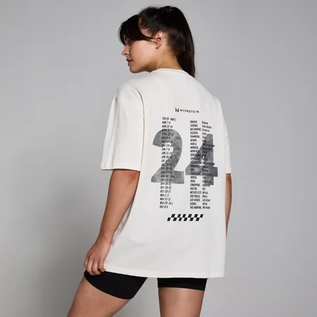 MP Race Day T-Shirt mit Grafik – Cremefarben
