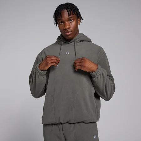 MP Herren Overhead-Fleece – Gun Metal