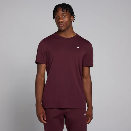 MP Herren Rest Day Kurzarm-T-Shirt – Dunkle Beere