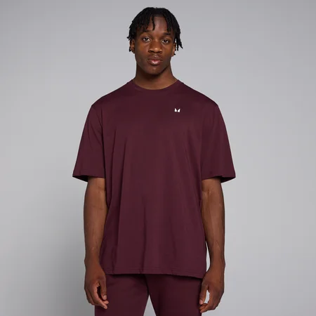 MP Herren Rest Day Oversized T-Shirt – Dunkle Beere