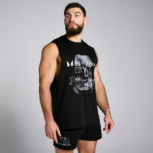 MP Herren Origin Top mit Grafik – Schwarz - Size XS