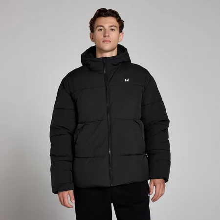 MP Herren Kurze Steppjacke – Schwarz