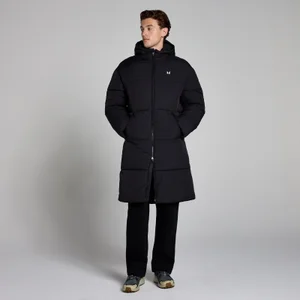 MP Herren Lange Steppjacke – Schwarz - Size XL