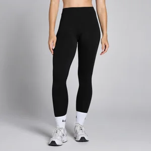 MP Damen Lifestyle Nahtlose Waffel-Leggings – Schwarz - Size XS