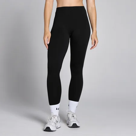MP Damen Lifestyle Nahtlose Waffel-Leggings – Schwarz