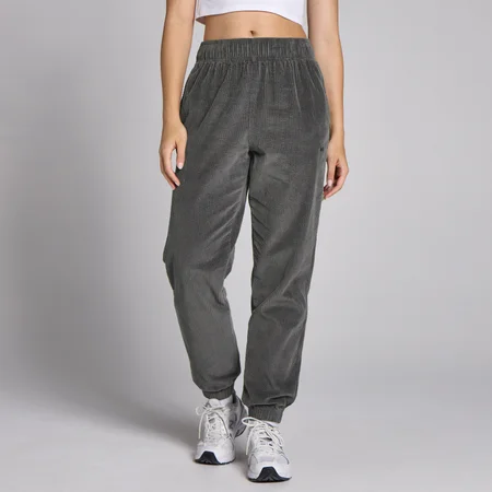 MP Damen Lifestyle Cord-Jogginghose – Gunmetal