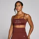 MP Damen Origin Graphic Trainings-Sport-BH – Firebrick