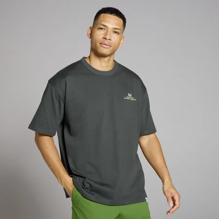 MP Lifestyle T-Shirt mit Grafik – Verwaschenes Schwarz