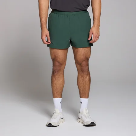 MP Herren Tempo Graphic Shorts, 8 cm – Dunkelgrün