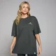 MP Damen Lifestyle T-Shirt mit Grafik – Verwaschenes Schwarz