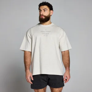 MP Origin Washed T-Shirt mit Grafik – Hellgrau - Size XXS-XS