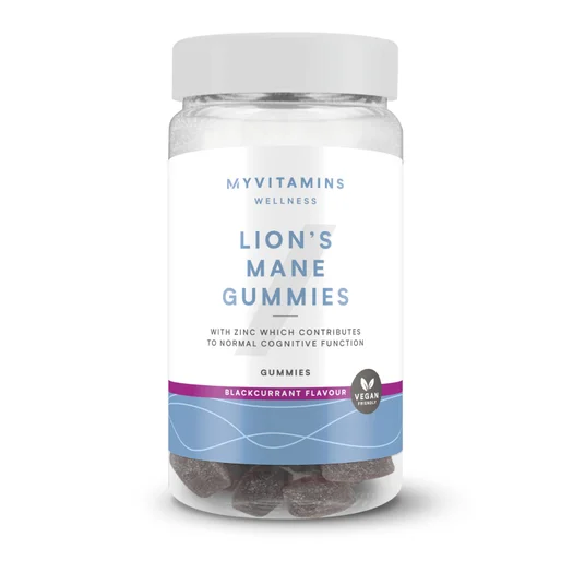 Vitalpilz-Fruchtgummis - 60Gummibärchen - Lion's Mane (Focus) - Blackcurrant