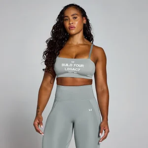 MP Damen Origin Graphic Trainings-Sport-BH – Fossilgrau - Size XXL
