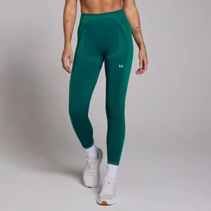 MP Damen Tempo nahtlose Hybrid-Leggings – Dunkles Türkis - Size XS