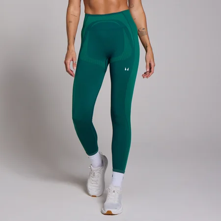 MP Damen Tempo nahtlose Hybrid-Leggings – Dunkles Türkis