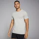 MP Herren Nahtloses Kurzarm-T-Shirt – Himmelgrau meliert