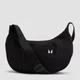 MP Nylon-Schultertasche – Schwarz