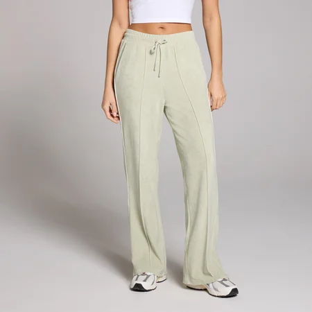 MP Damen Lifestyle Frottee-Jogginghose – Mineralgrün