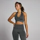 MP Damen Tempo Nahtloser Neckholder-BH – Nachtgrau