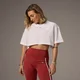 MP X Tatiana Super-Croptop – Weiß