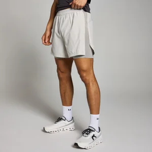 MP Herren Velocity 13 cm 2-in-1 Shorts – Chrom - Size XS