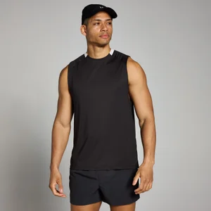 MP Herren Tempo Tanktop mit Gittertextur – Verwaschenes Schwarz - Size XS