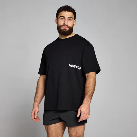 MPHerren Move Club T-Shirt – Schwarz
