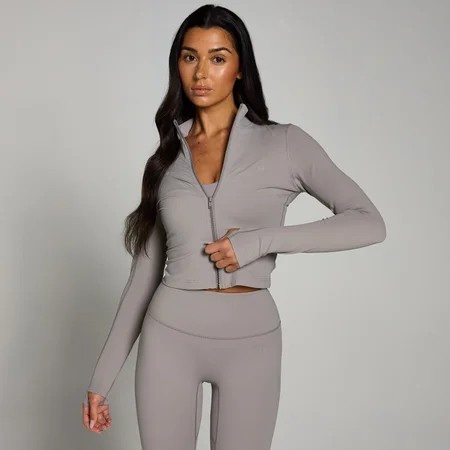 MP Damen Tempo Crop-Jacke – Pilz