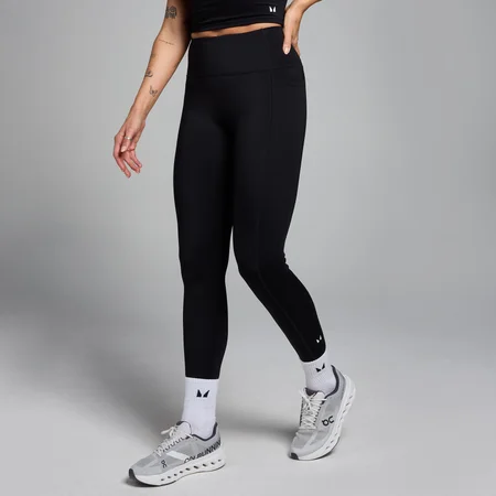 MP Damen Active Leggings mit Taschen – Schwarz