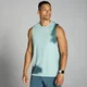 MP Herren Velocity Netz-Tanktop mit Aufdruck – Grauer Nebel