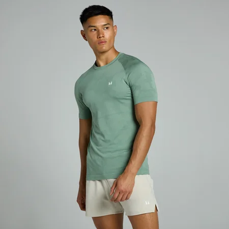 MP Herren Tempo nahtloses T-Shirt – Hellgrün