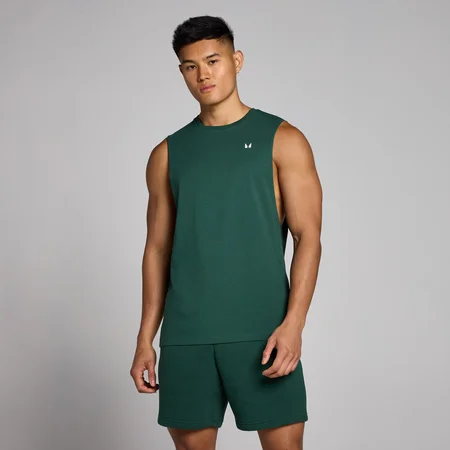 MP Herren Rest Day Tanktop mit weitem Armausschnitt – Racing-Grün