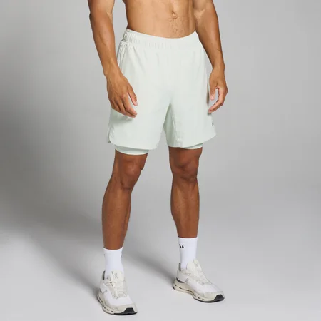 MP Herren Training 2-in-1-Shorts – Misty Green