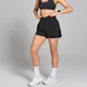 MP Damen Velocity Plissee-Laufshorts – Schwarz