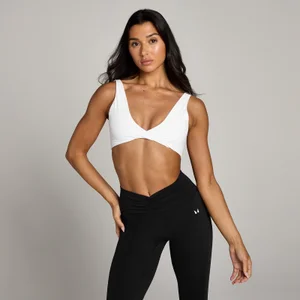 MP Damen Tempo Sport-BH mit Twist-Vorderseite – Weiß - Size M