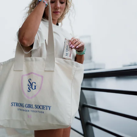 MP Strong Girl Society Tragetasche – Natur