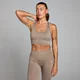 MP Damen Shape Nahtloser Sport-BH – Helles Graubraun