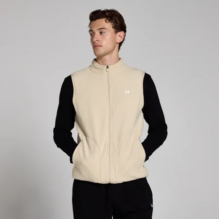 MP Herren Fleece-Weste – Hafer