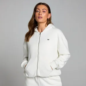 MP Damen Basics Kapuzenpulli mit durchgehendem Reißverschluss – Wolke - Size M